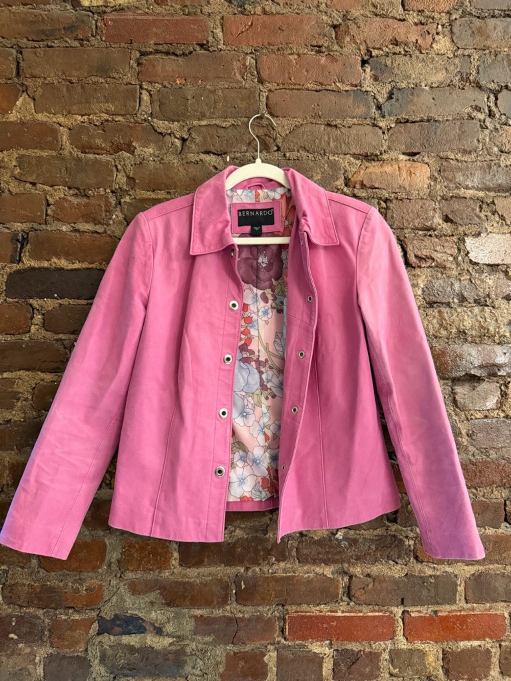 Bernardo Pink Suede Jacket for Women